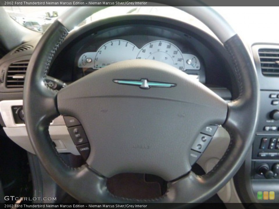 Nieman Marcus Silver/Grey Interior Steering Wheel for the 2002 Ford Thunderbird Neiman Marcus Edition #83050966