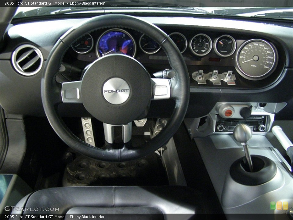 Ebony Black Interior Dashboard for the 2005 Ford GT  #83052