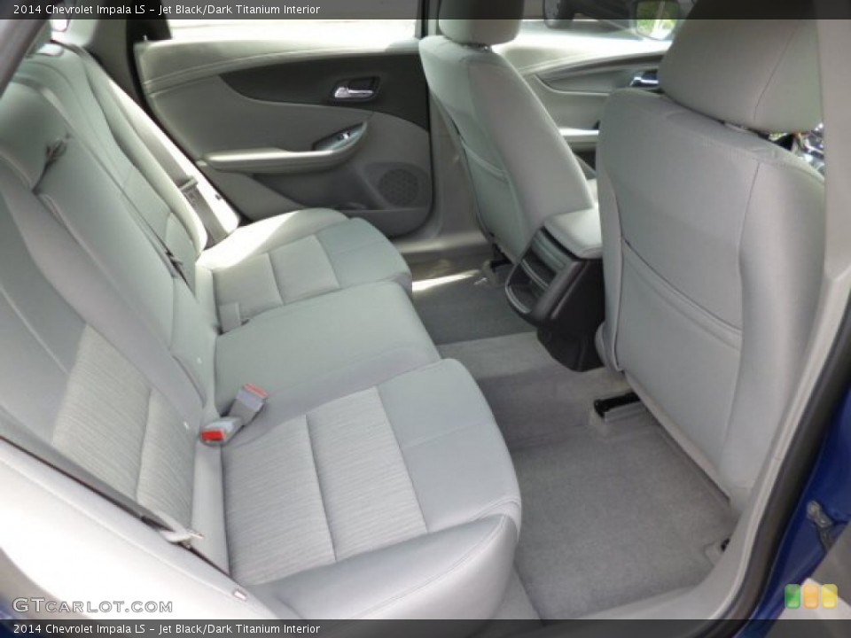 Jet Black/Dark Titanium Interior Rear Seat for the 2014 Chevrolet Impala LS #83062905