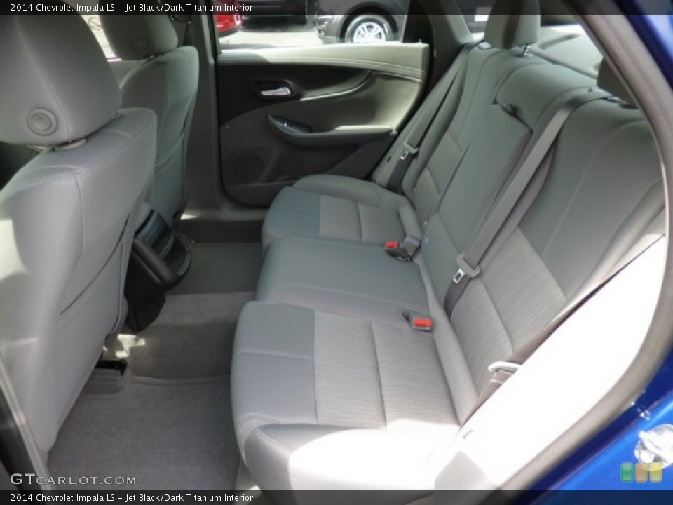 Jet Black/Dark Titanium Interior Rear Seat for the 2014 Chevrolet Impala LS #83062926