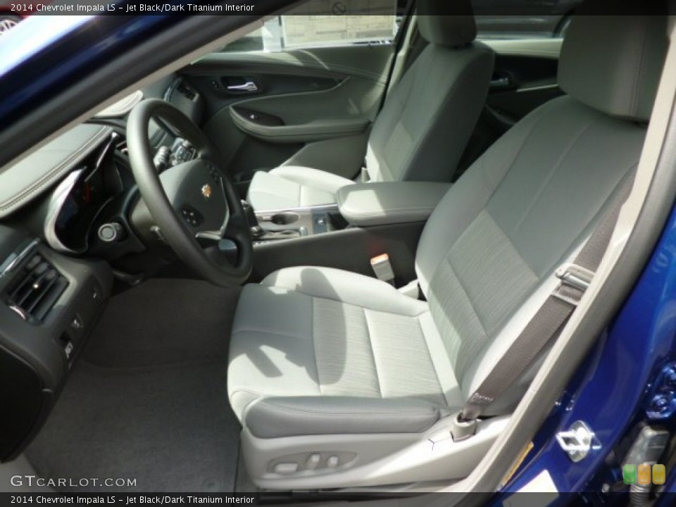 Jet Black/Dark Titanium Interior Front Seat for the 2014 Chevrolet Impala LS #83062956