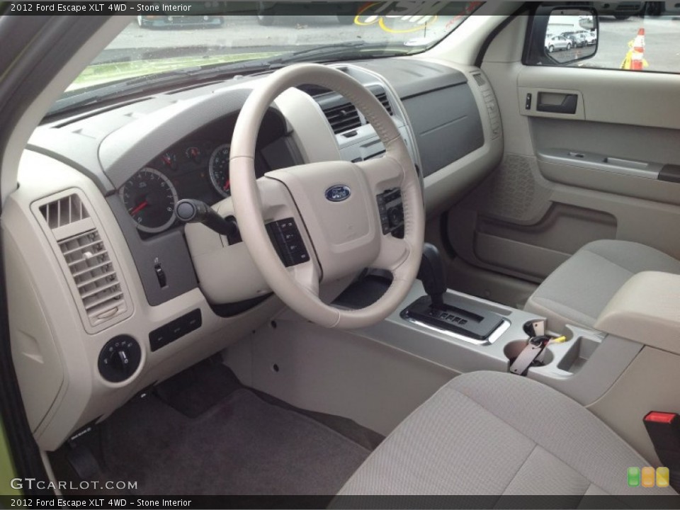 Stone Interior Prime Interior for the 2012 Ford Escape XLT 4WD #83065659