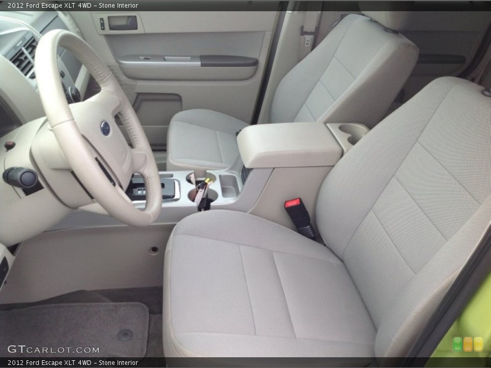 Stone Interior Front Seat for the 2012 Ford Escape XLT 4WD #83065677