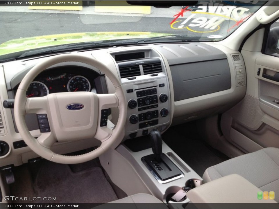Stone Interior Dashboard for the 2012 Ford Escape XLT 4WD #83065701