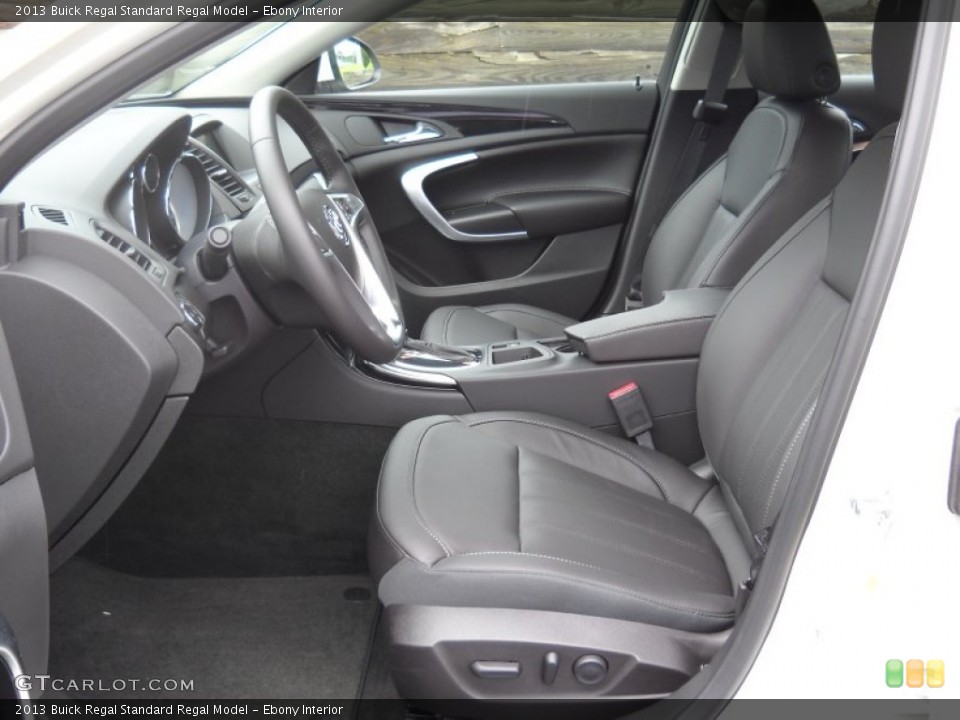 Ebony Interior Photo for the 2013 Buick Regal  #83066138