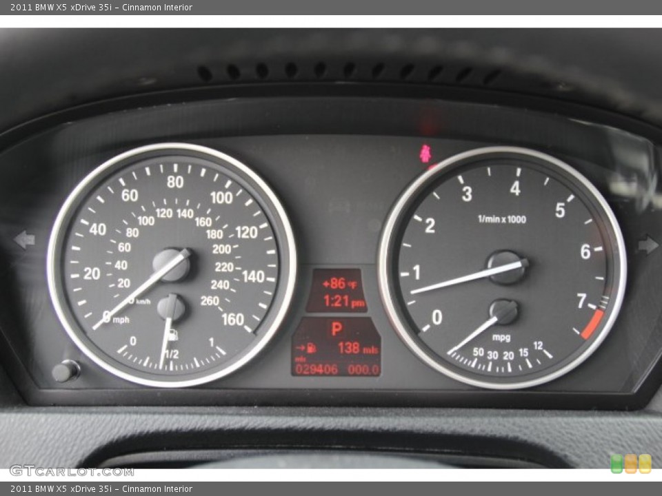 Cinnamon Interior Gauges for the 2011 BMW X5 xDrive 35i #83066181