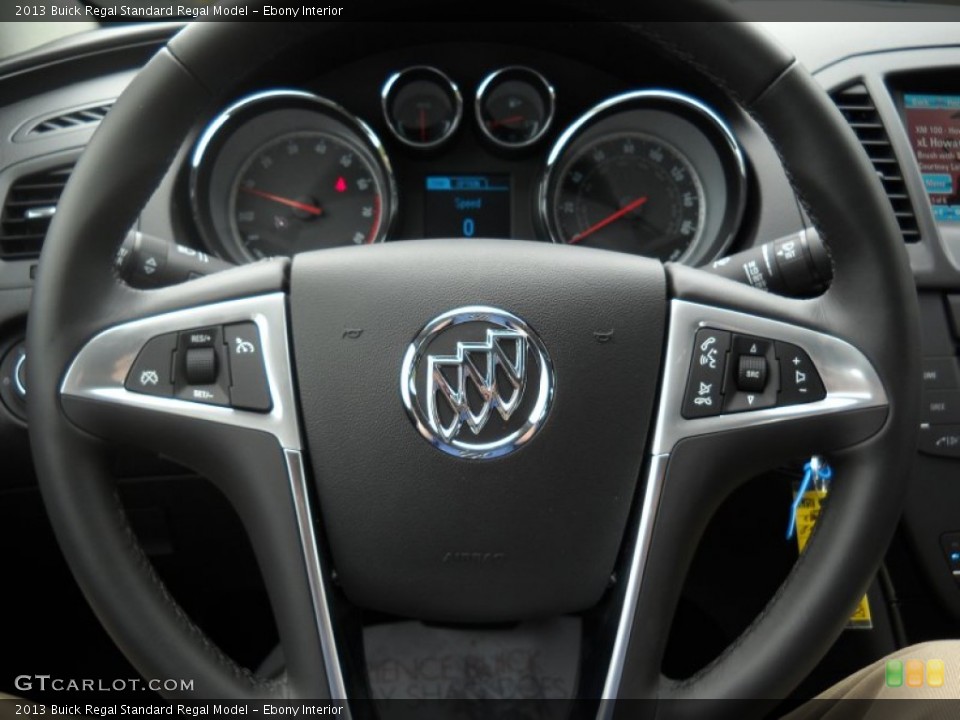 Ebony Interior Steering Wheel for the 2013 Buick Regal  #83066256