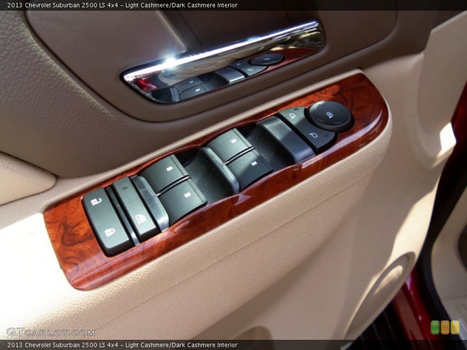 Light Cashmere/Dark Cashmere Interior Controls for the 2013 Chevrolet Suburban 2500 LS 4x4 #83067090