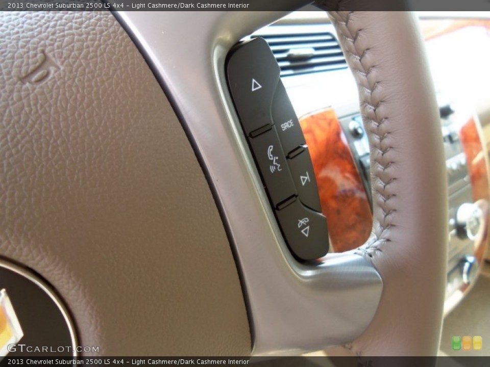 Light Cashmere/Dark Cashmere Interior Controls for the 2013 Chevrolet Suburban 2500 LS 4x4 #83067111