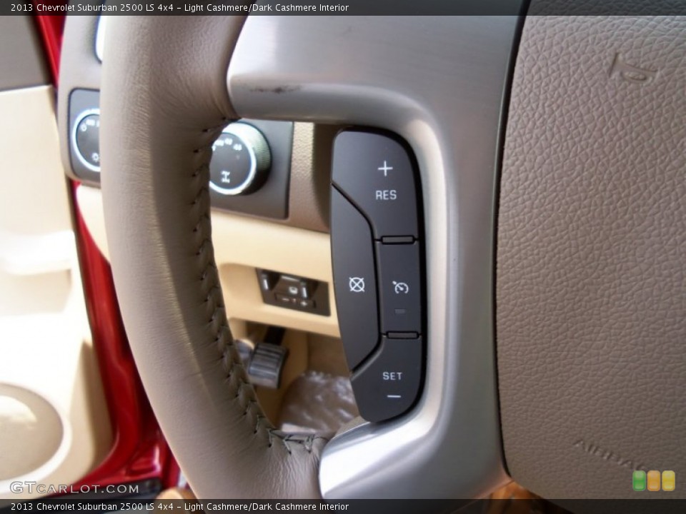 Light Cashmere/Dark Cashmere Interior Controls for the 2013 Chevrolet Suburban 2500 LS 4x4 #83067120