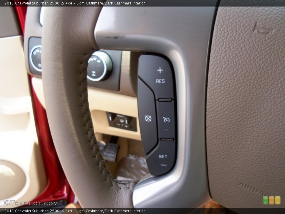 Light Cashmere/Dark Cashmere Interior Controls for the 2013 Chevrolet Suburban 2500 LS 4x4 #83067120