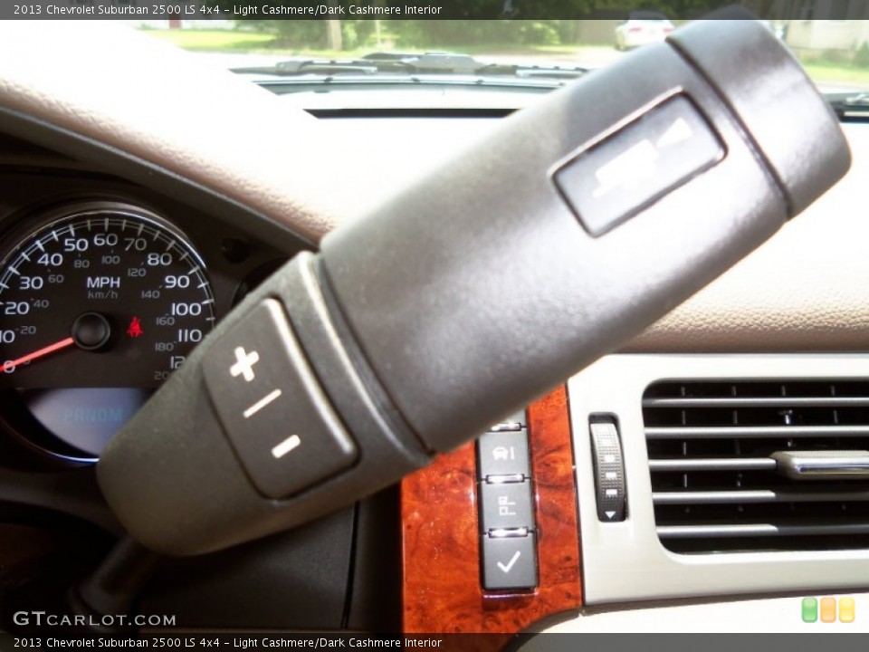 Light Cashmere/Dark Cashmere Interior Controls for the 2013 Chevrolet Suburban 2500 LS 4x4 #83067138