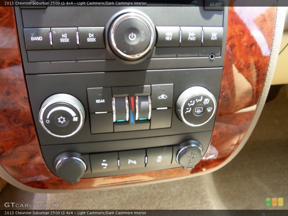 Light Cashmere/Dark Cashmere Interior Controls for the 2013 Chevrolet Suburban 2500 LS 4x4 #83067155