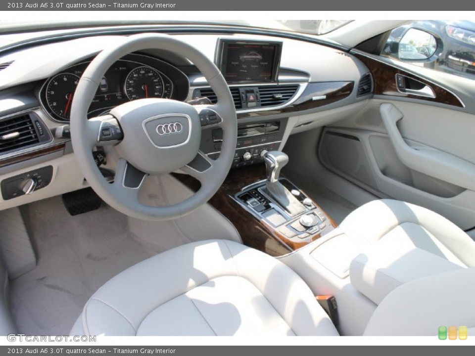 Titanium Gray Interior Photo for the 2013 Audi A6 3.0T quattro Sedan #83069082