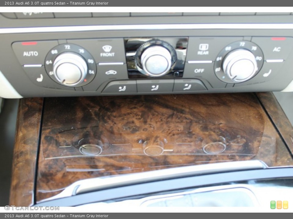 Titanium Gray Interior Controls for the 2013 Audi A6 3.0T quattro Sedan #83069124