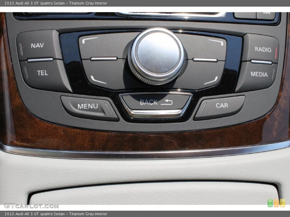 Titanium Gray Interior Controls for the 2013 Audi A6 3.0T quattro Sedan #83069133