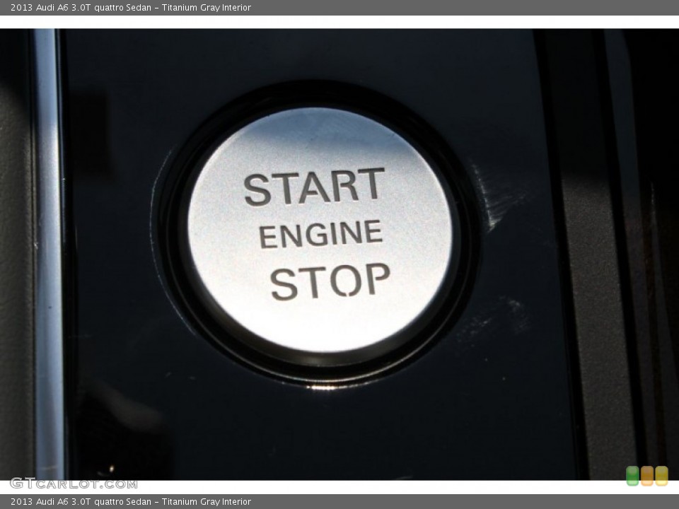 Titanium Gray Interior Controls for the 2013 Audi A6 3.0T quattro Sedan #83069136