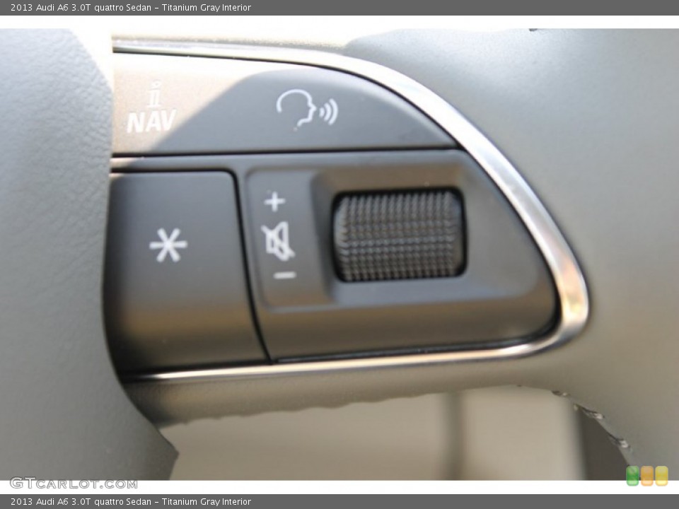 Titanium Gray Interior Controls for the 2013 Audi A6 3.0T quattro Sedan #83069145