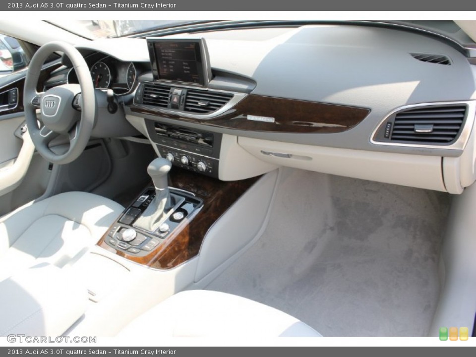 Titanium Gray Interior Dashboard for the 2013 Audi A6 3.0T quattro Sedan #83069163