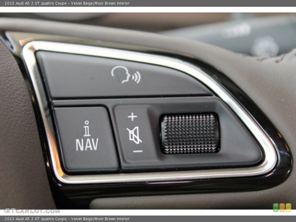 Velvet Beige/Moor Brown Interior Controls for the 2013 Audi A5 2.0T quattro Coupe #83070165