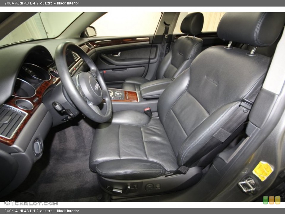 Black Interior Front Seat for the 2004 Audi A8 L 4.2 quattro #83071136
