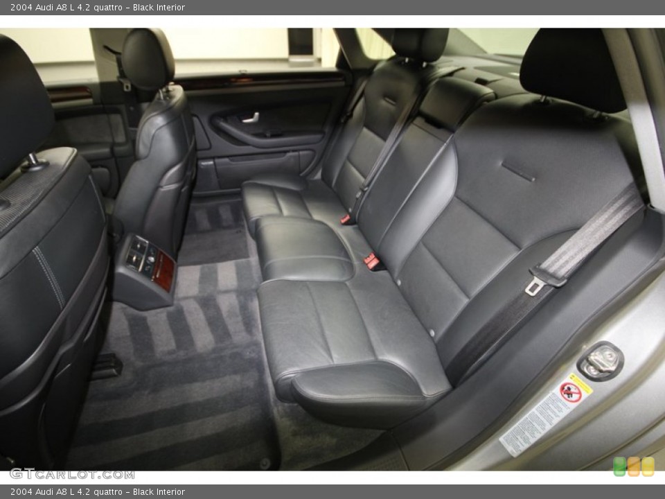 Black Interior Rear Seat for the 2004 Audi A8 L 4.2 quattro #83071376