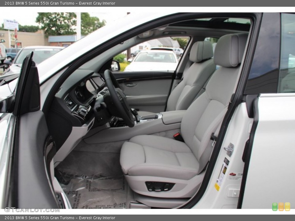 Everest Gray Interior Front Seat for the 2013 BMW 5 Series 550i Gran Turismo #83072471