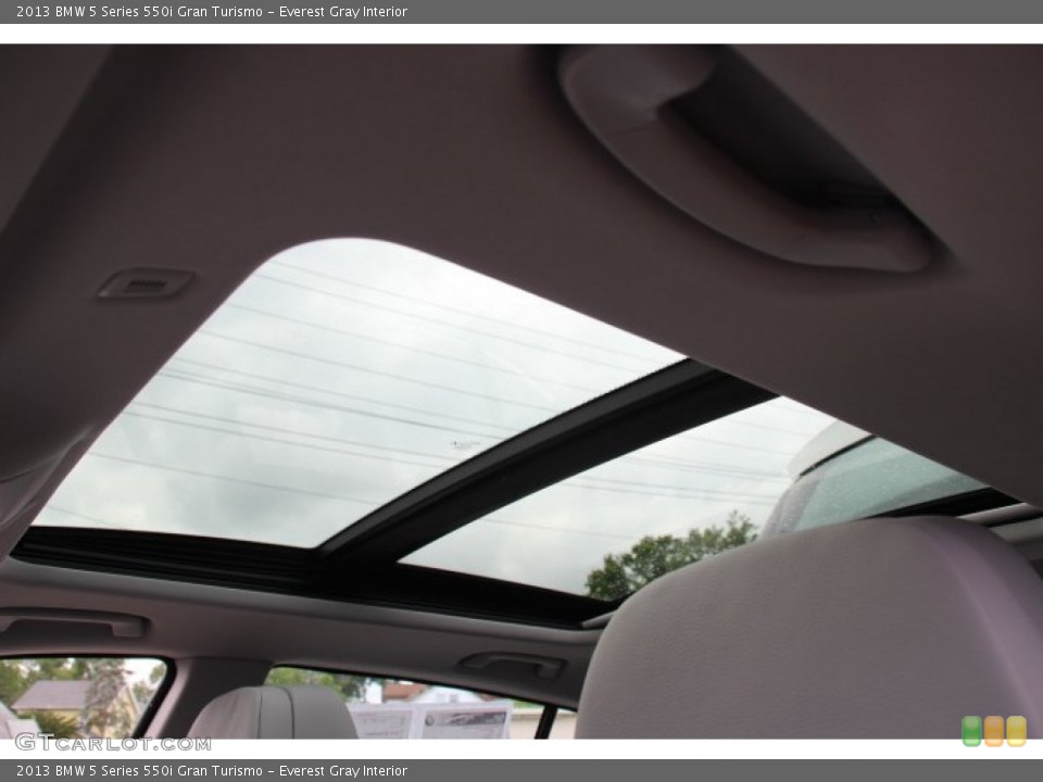 Everest Gray Interior Sunroof for the 2013 BMW 5 Series 550i Gran Turismo #83072654