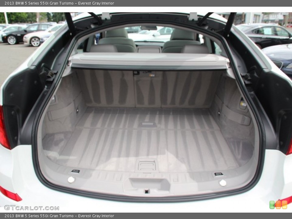 Everest Gray Interior Trunk for the 2013 BMW 5 Series 550i Gran Turismo #83072675