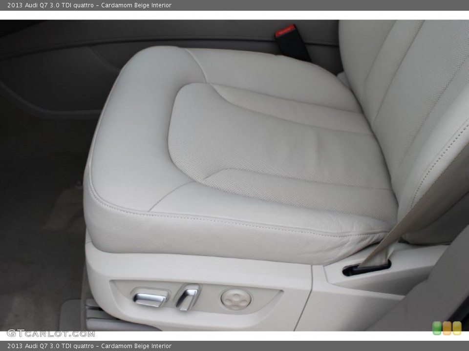 Cardamom Beige Interior Front Seat for the 2013 Audi Q7 3.0 TDI quattro #83080920