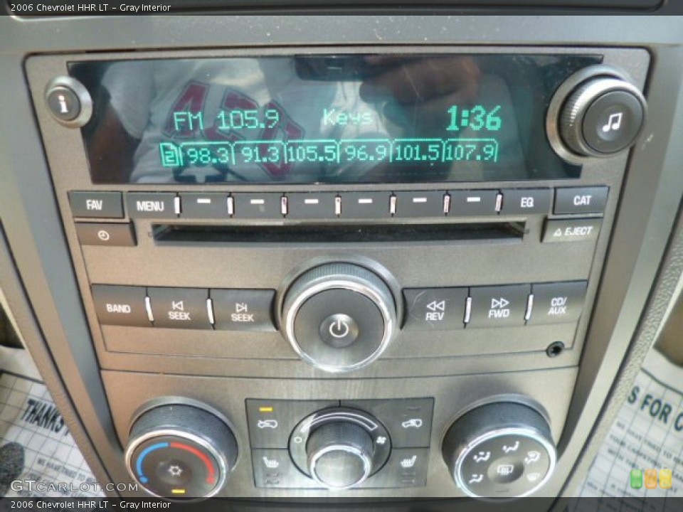 Gray Interior Controls for the 2006 Chevrolet HHR LT #83081288