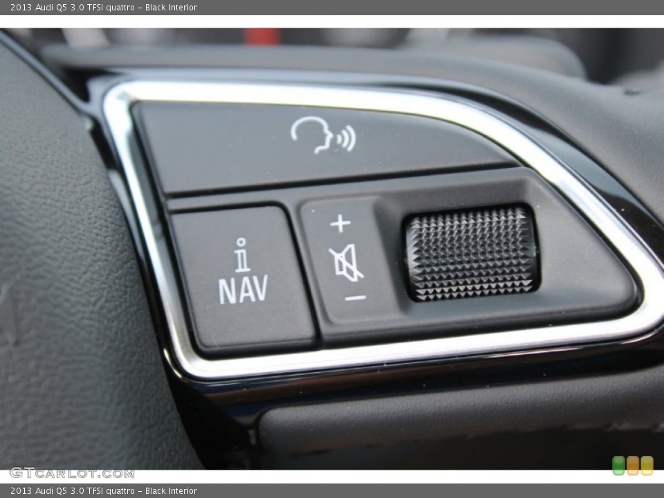 Black Interior Controls for the 2013 Audi Q5 3.0 TFSI quattro #83082043