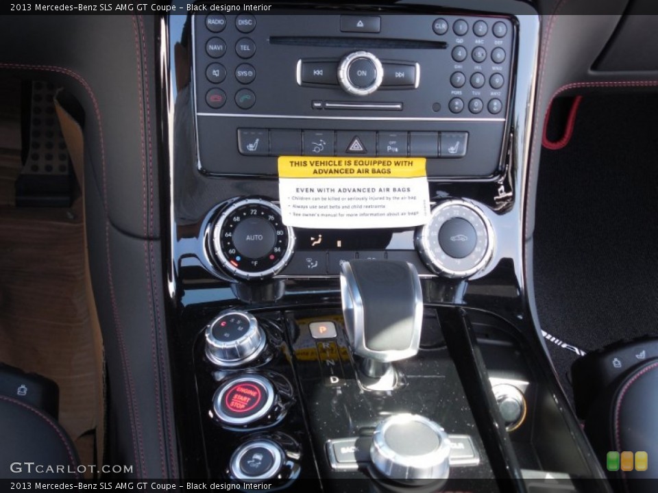 Black designo Interior Transmission for the 2013 Mercedes-Benz SLS AMG GT Coupe #83082723