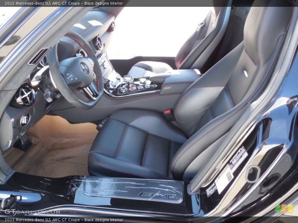 Black designo Interior Photo for the 2013 Mercedes-Benz SLS AMG GT Coupe #83082772