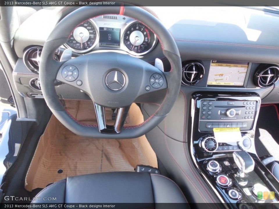 Black designo Interior Dashboard for the 2013 Mercedes-Benz SLS AMG GT Coupe #83082796