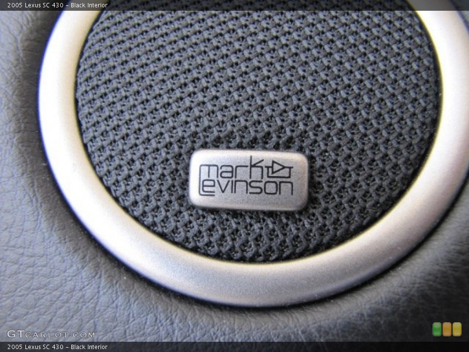Black Interior Audio System for the 2005 Lexus SC 430 #83086672