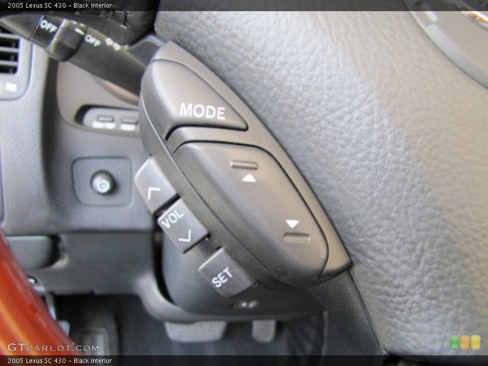Black Interior Controls for the 2005 Lexus SC 430 #83086782