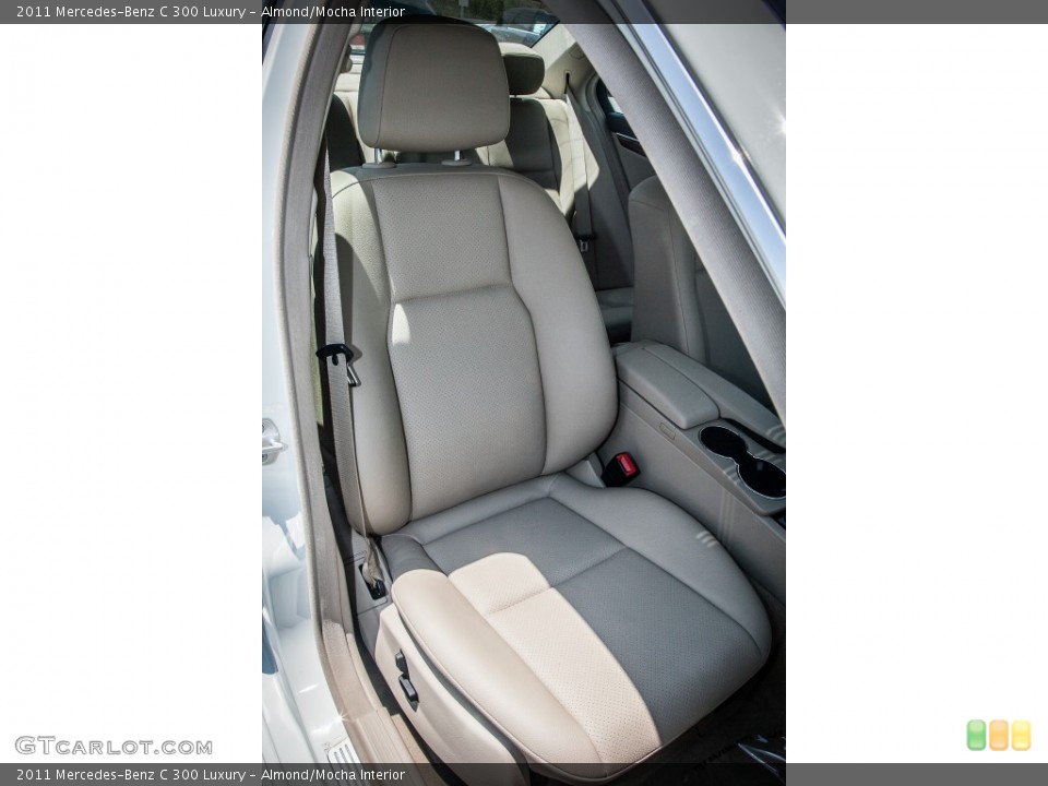 Almond/Mocha Interior Front Seat for the 2011 Mercedes-Benz C 300 Luxury #83091236