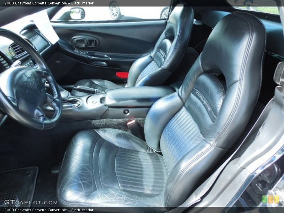 Black Interior Photo for the 2000 Chevrolet Corvette Convertible #83091260