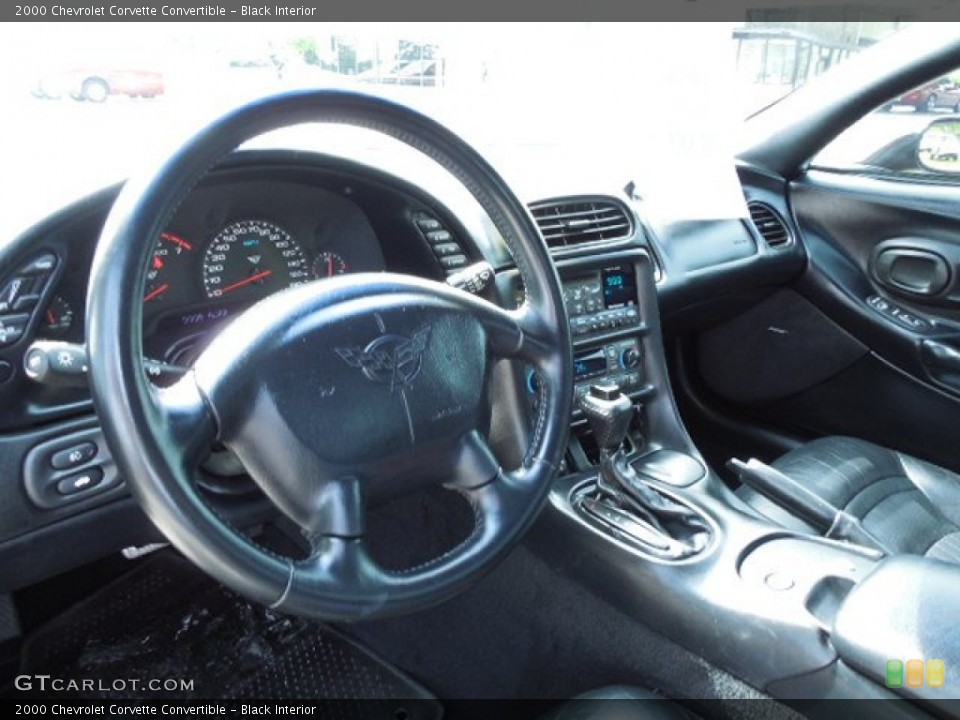 Black Interior Prime Interior for the 2000 Chevrolet Corvette Convertible #83091281
