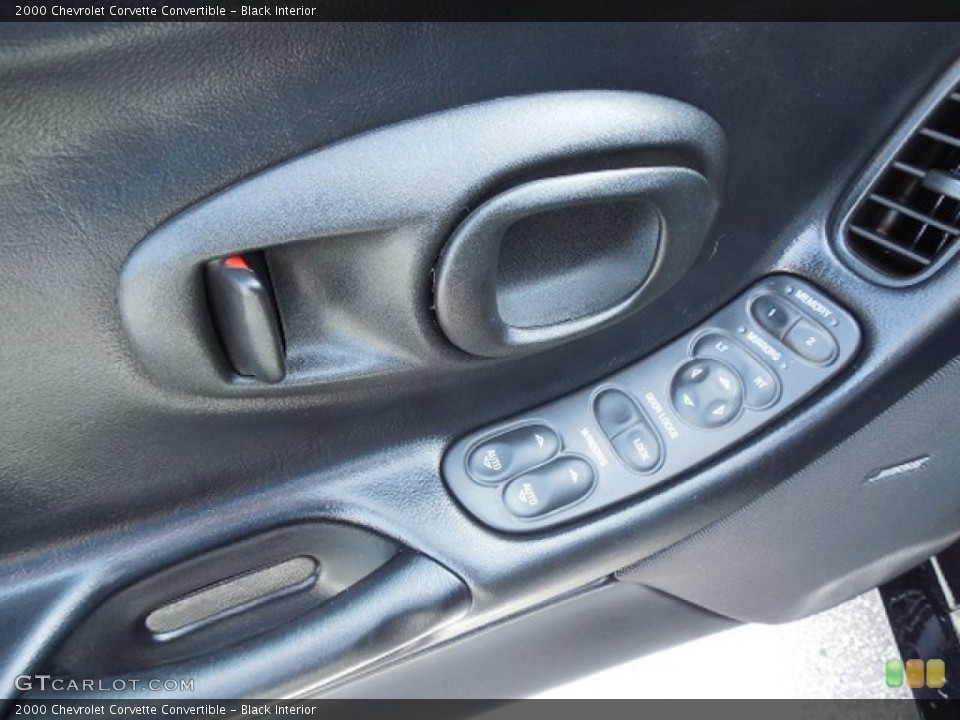 Black Interior Controls for the 2000 Chevrolet Corvette Convertible #83091480