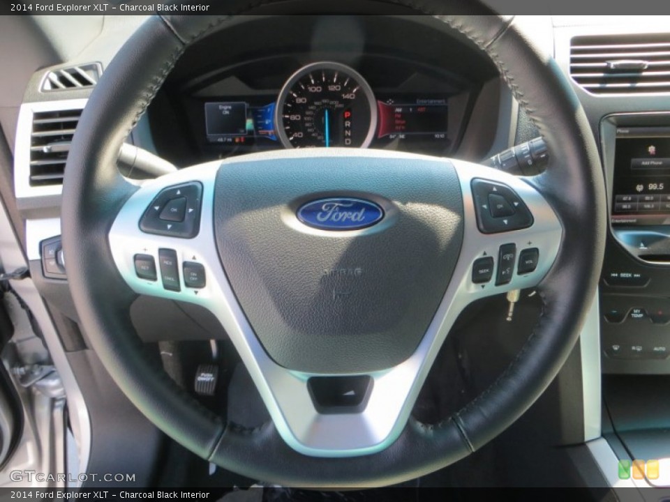 Charcoal Black Interior Steering Wheel for the 2014 Ford Explorer XLT #83092433