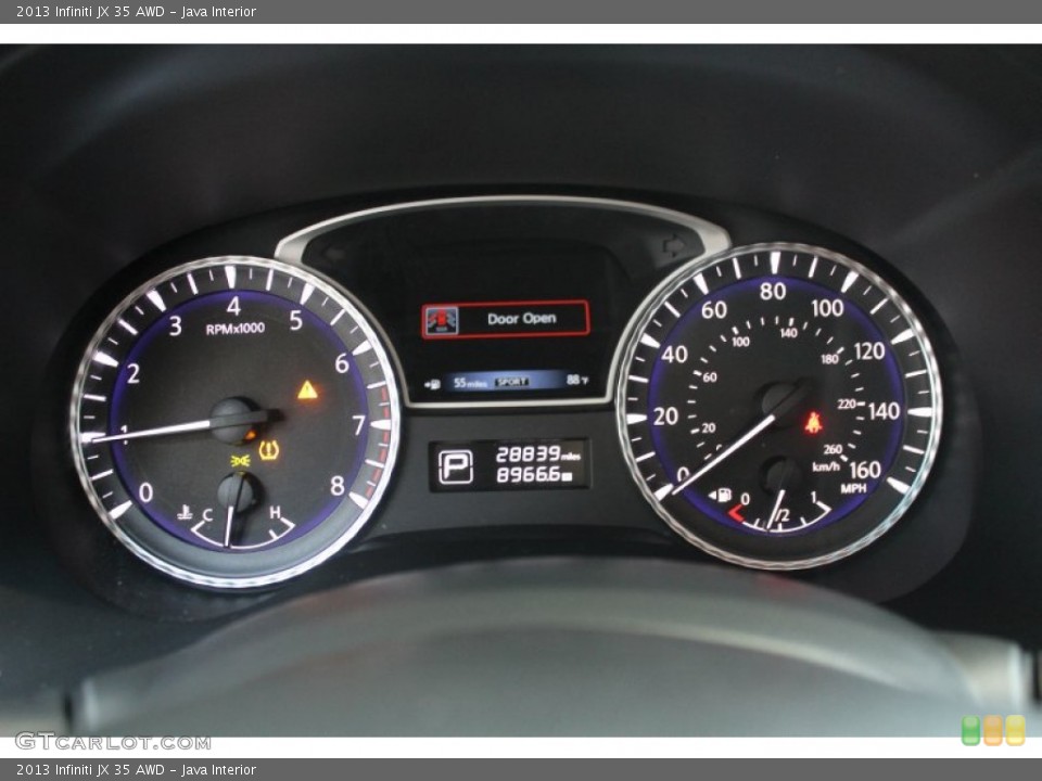 Java Interior Gauges for the 2013 Infiniti JX 35 AWD #83092550