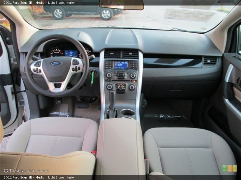 Medium Light Stone Interior Dashboard for the 2011 Ford Edge SE #83093046