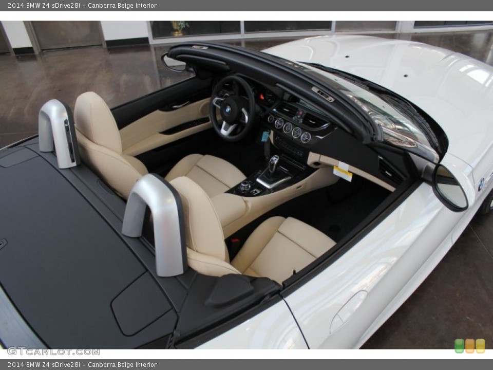 Canberra Beige Interior Photo for the 2014 BMW Z4 sDrive28i #83093993
