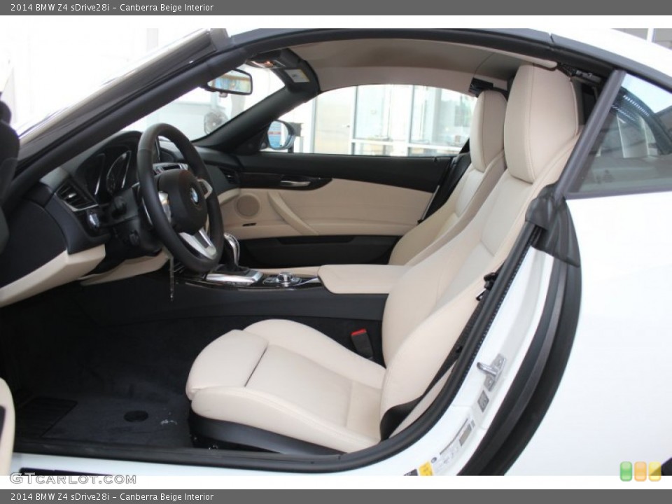Canberra Beige Interior Front Seat for the 2014 BMW Z4 sDrive28i #83094167