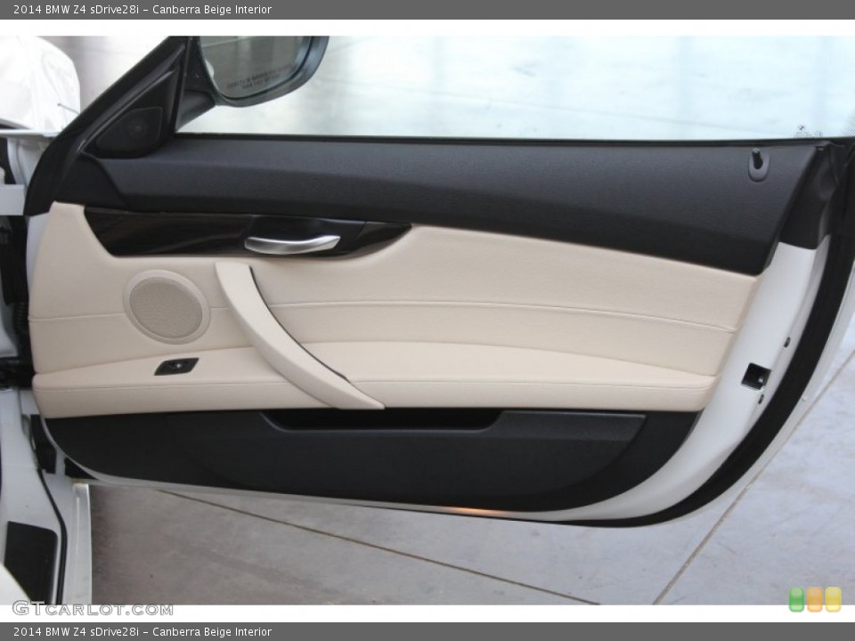 Canberra Beige Interior Door Panel for the 2014 BMW Z4 sDrive28i #83094183