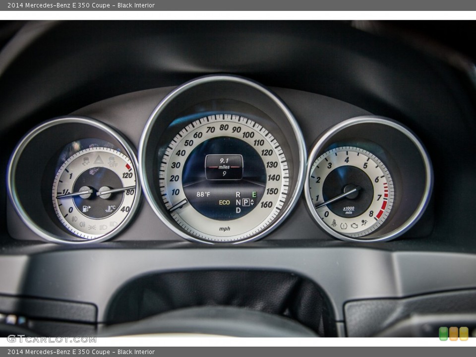 Black Interior Gauges for the 2014 Mercedes-Benz E 350 Coupe #83094563