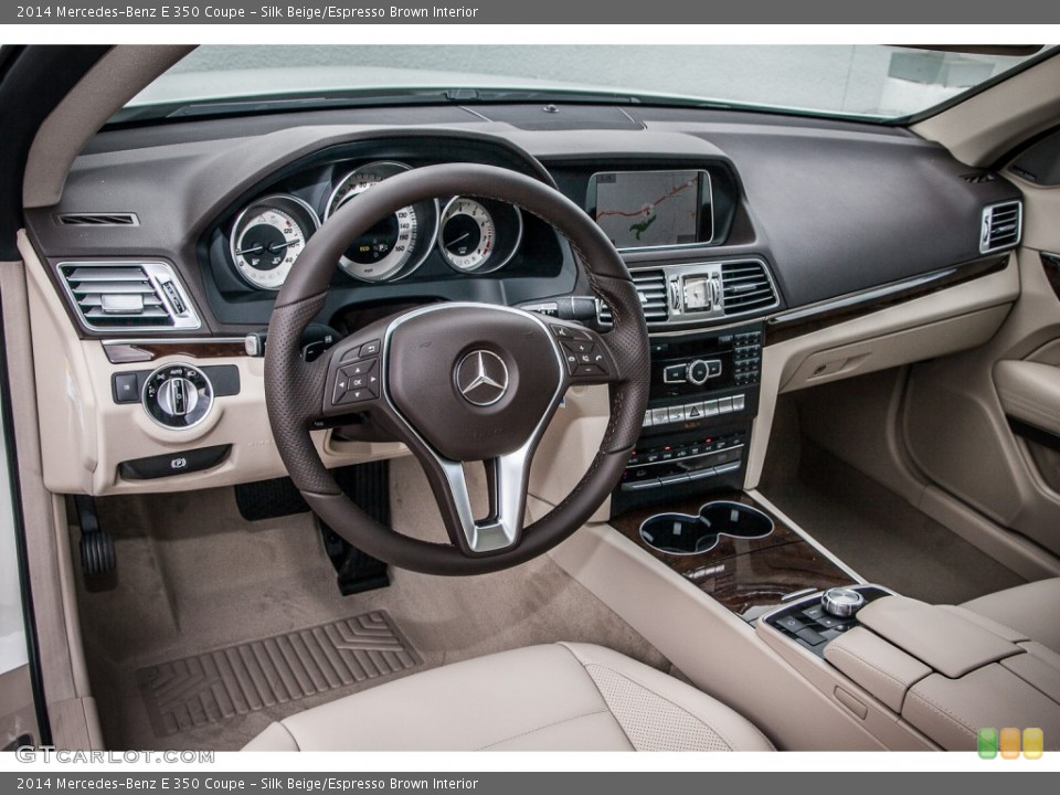 Silk Beige/Espresso Brown Interior Photo for the 2014 Mercedes-Benz E 350 Coupe #83094842