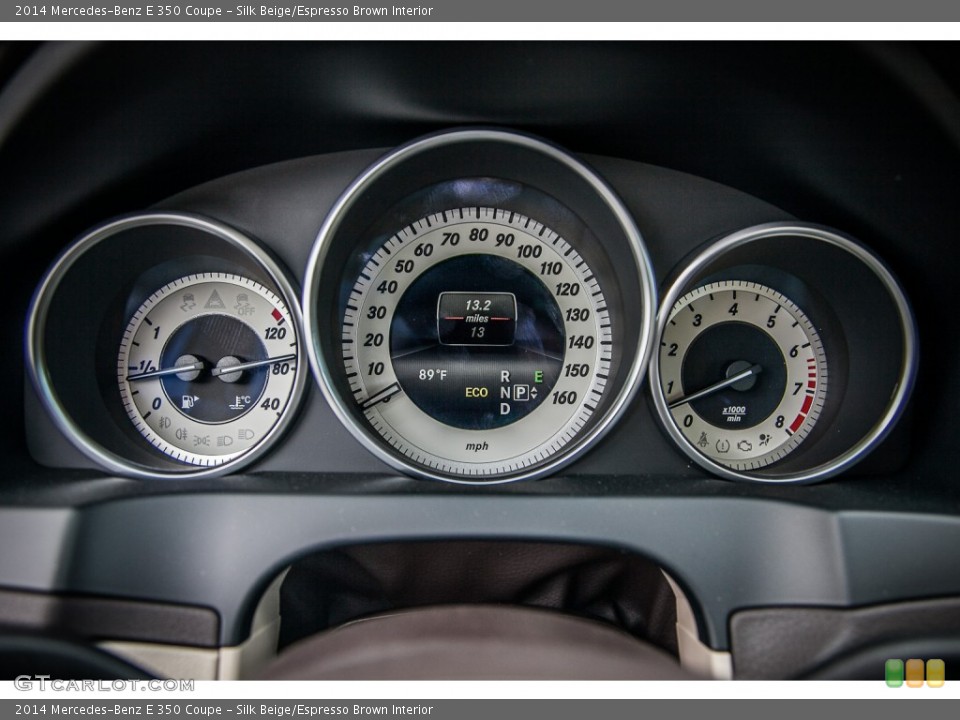 Silk Beige/Espresso Brown Interior Gauges for the 2014 Mercedes-Benz E 350 Coupe #83094877